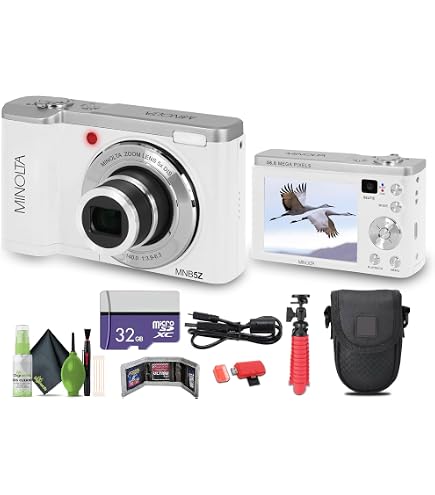 Amazon.com : Minolta MNB5Z 56MP Dual Lens Point & Shoot Digital