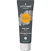 ATTITUDE Body Cream, EWG Verified Moisturizer, Vegan Moisturizing Products For Dry Skin, Dermatologically Tested, Ginseng and Grapeseed Oil, 8 Fl Oz