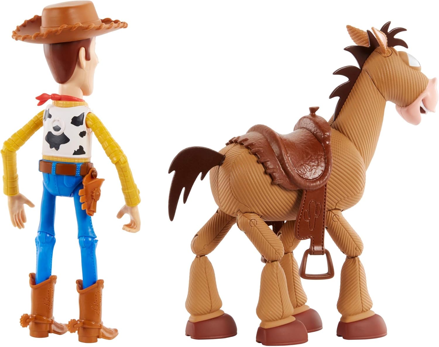 Disney Pixar Toy Story 4 Woody and Buzz Lightyear 2-Character Pack, Movie-inspired Relative-Scale for Storytelling Play [ Exclusive]: Toys & Games