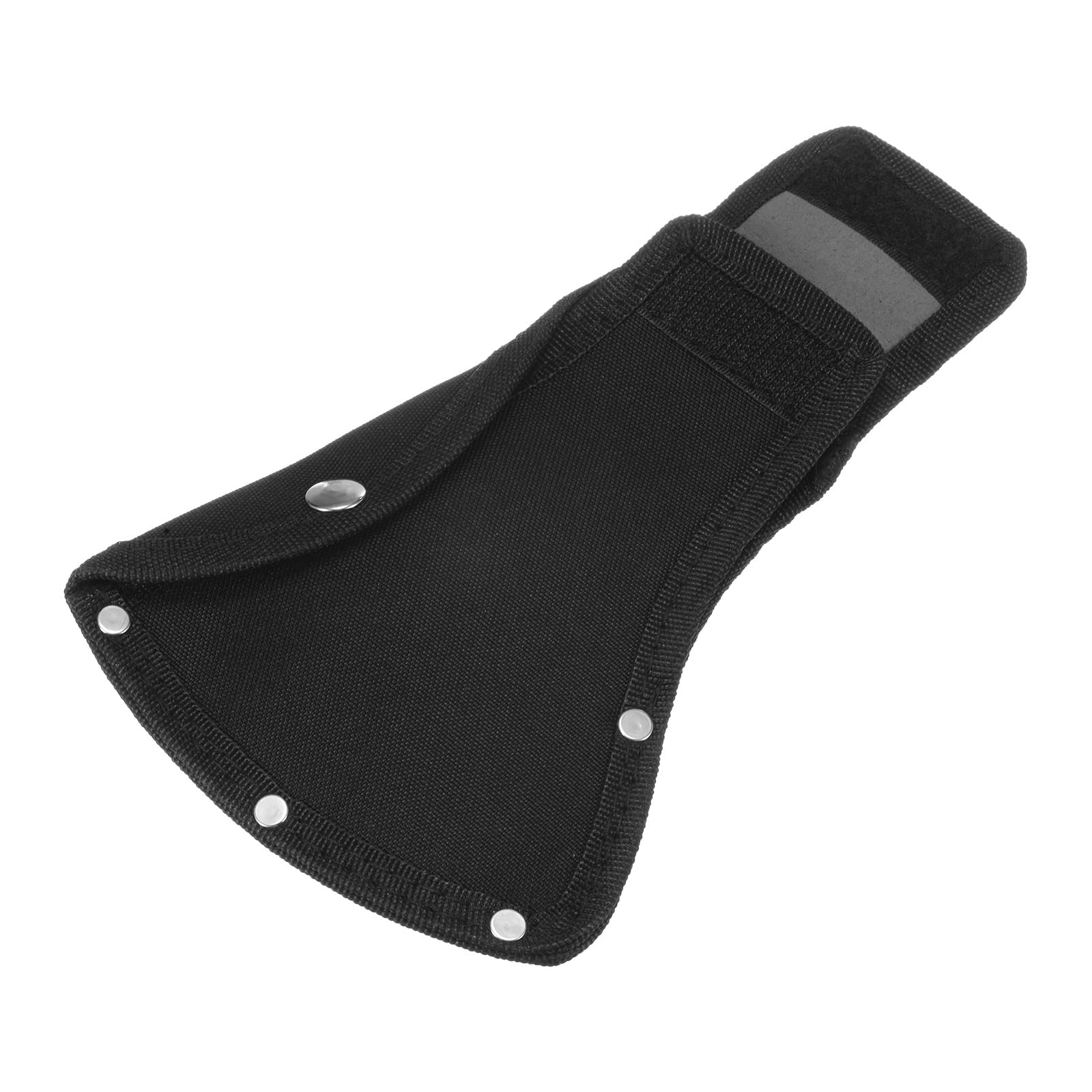 Photo 1 of M METERXITY Hatchet Sheath, Axe Head Cover, Black, Modern Style, Double Snap, Portable for Outdoor Hiking/Work, 6.89x5.31 Inches, 1.32LB Axe, Blade Protector