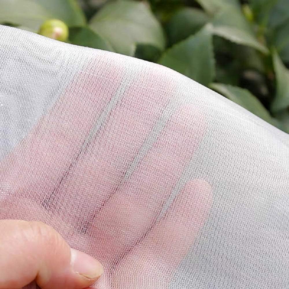 ZeeDix 2 Pack Garden Bug Net Insect Barrier Netting (9.8ft x 6.6 ft), White Bird Netting Mosquito Bug Garden Net Hunting Blind for Protect Your Plant Fruits Flower : Garden & Outdoor