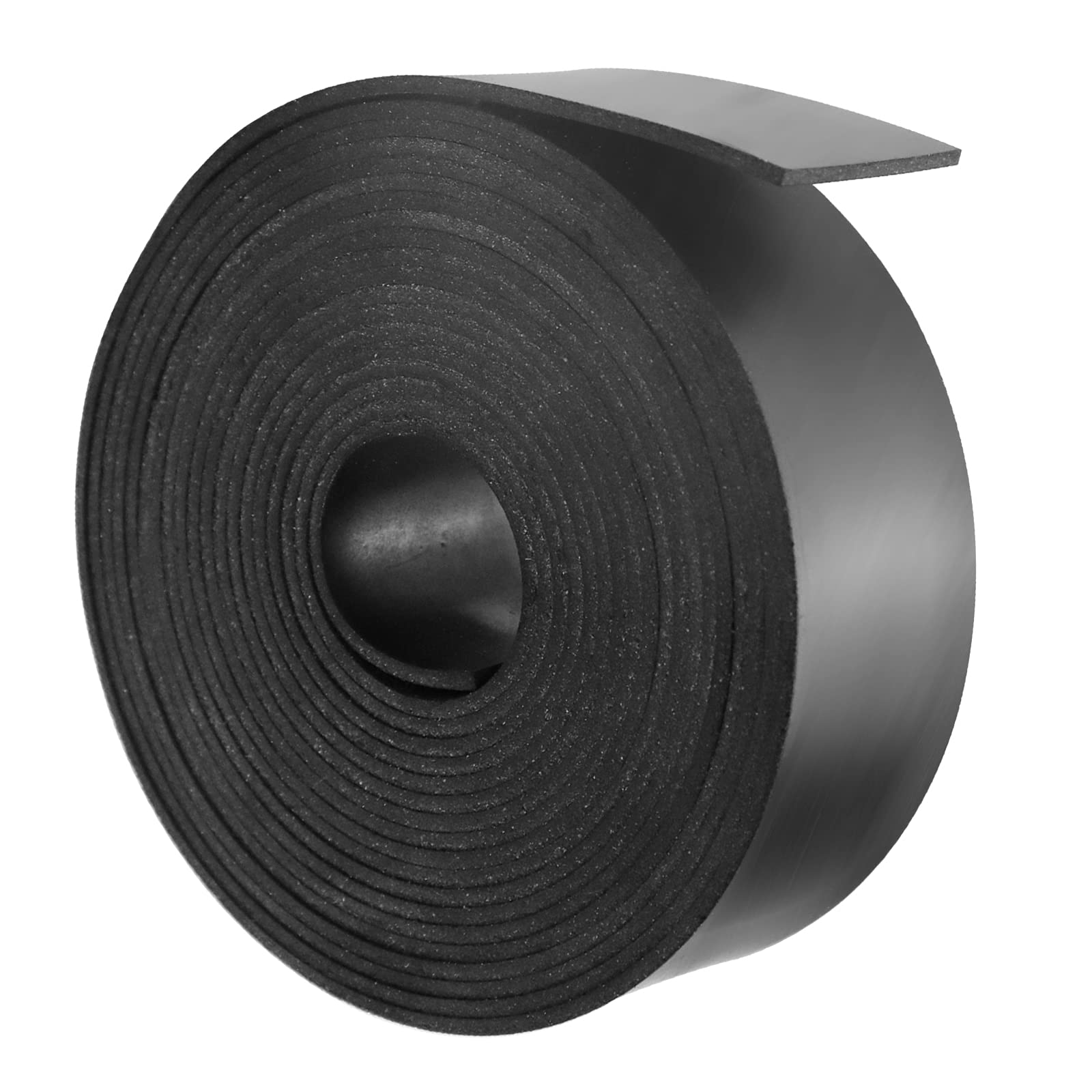 Storystore Neoprene Rubber Sheet 25mm(W) x1.5mm(T) x3m(L) Neoprene Rubber Strips Solid Rubber Rolls DIY Gaskets, Crafts, Pads, Flooring Protection, Supports, Leveling, Anti-Vibration, Anti-Slip