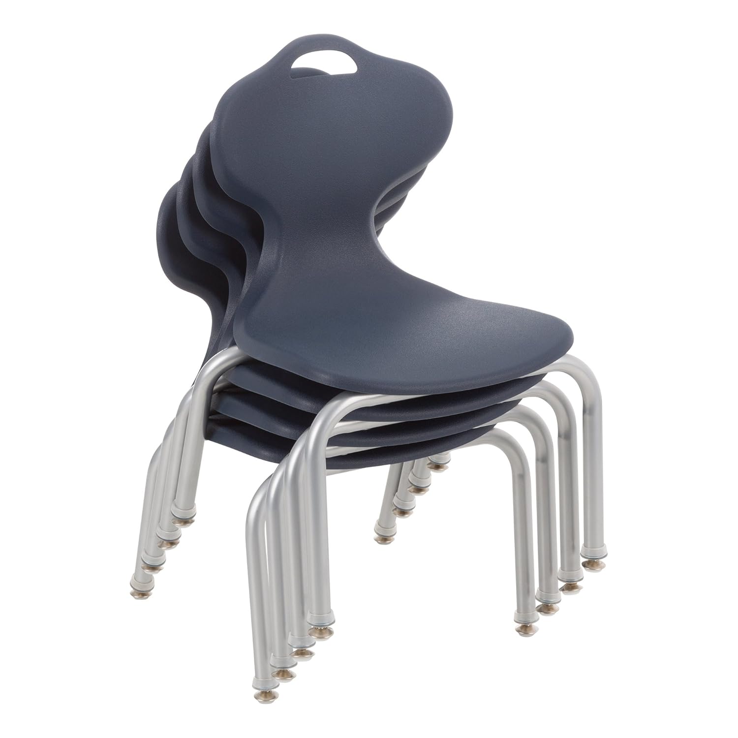 Learniture Profile Series School Chair, 12" Seat Height, Navy, LNT-PRO12NV (Pack of 4): Industrial & Scientific