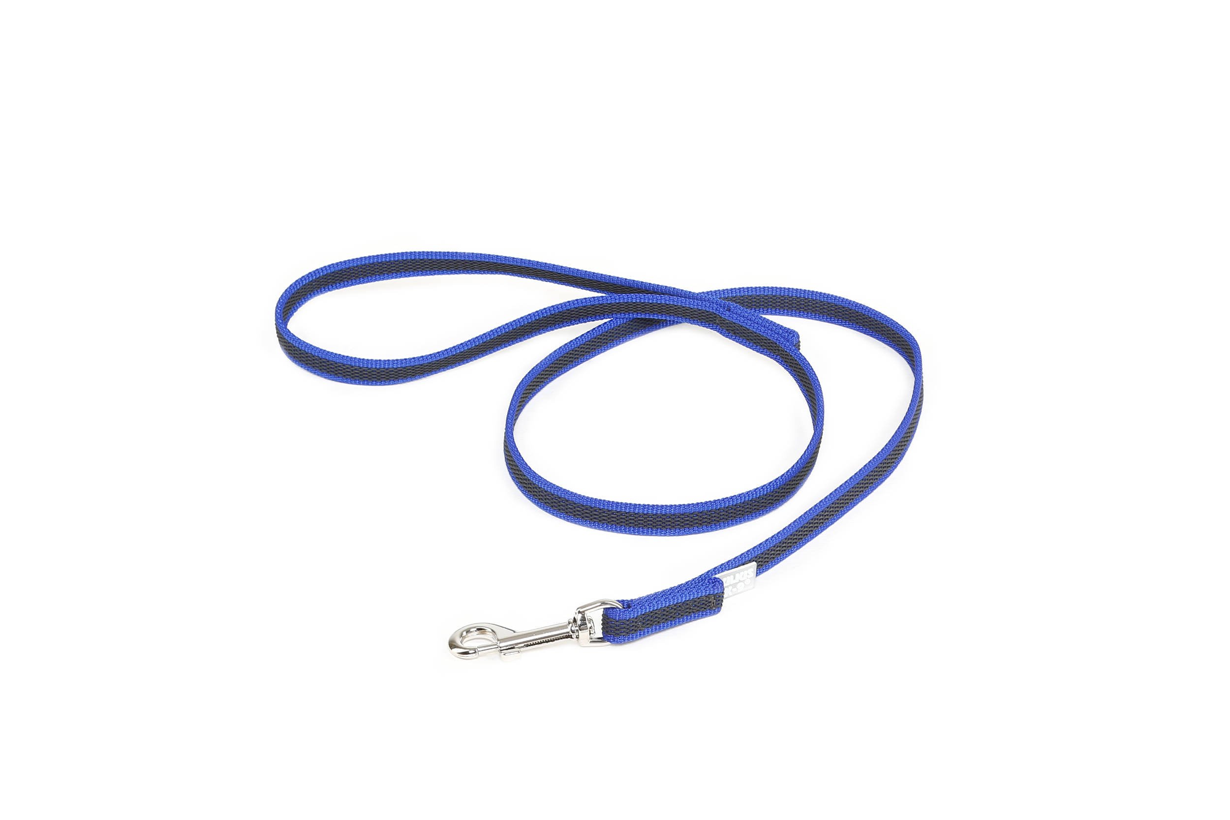 Color & Gray Super-Grip Leash with Handle, 14 mm x 1 m, Blue-Gray