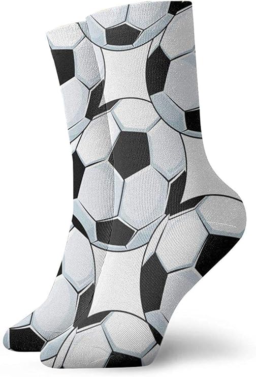 Football Soccer Balls Sports Unisex Dress Socks Funny Socks Casual Crew