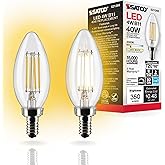 Satco S21265 4 Watt B11 LED Bulb - 3000K (2 Bulbs)