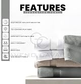 GC GAVENO CAVAILIA Fade Resistant Bath Towels Set 700 GSM Charcoal 4PK view 3