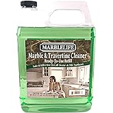 Marblelife InterCare Marble and Travertine Cleaner, Natural Stone &amp; Terrazzo Liquid Cleaner, Shower &amp; Tile Surface Care, Floor, Walls &amp; Countertop Cleaner and Degreaser, Refill Gallon