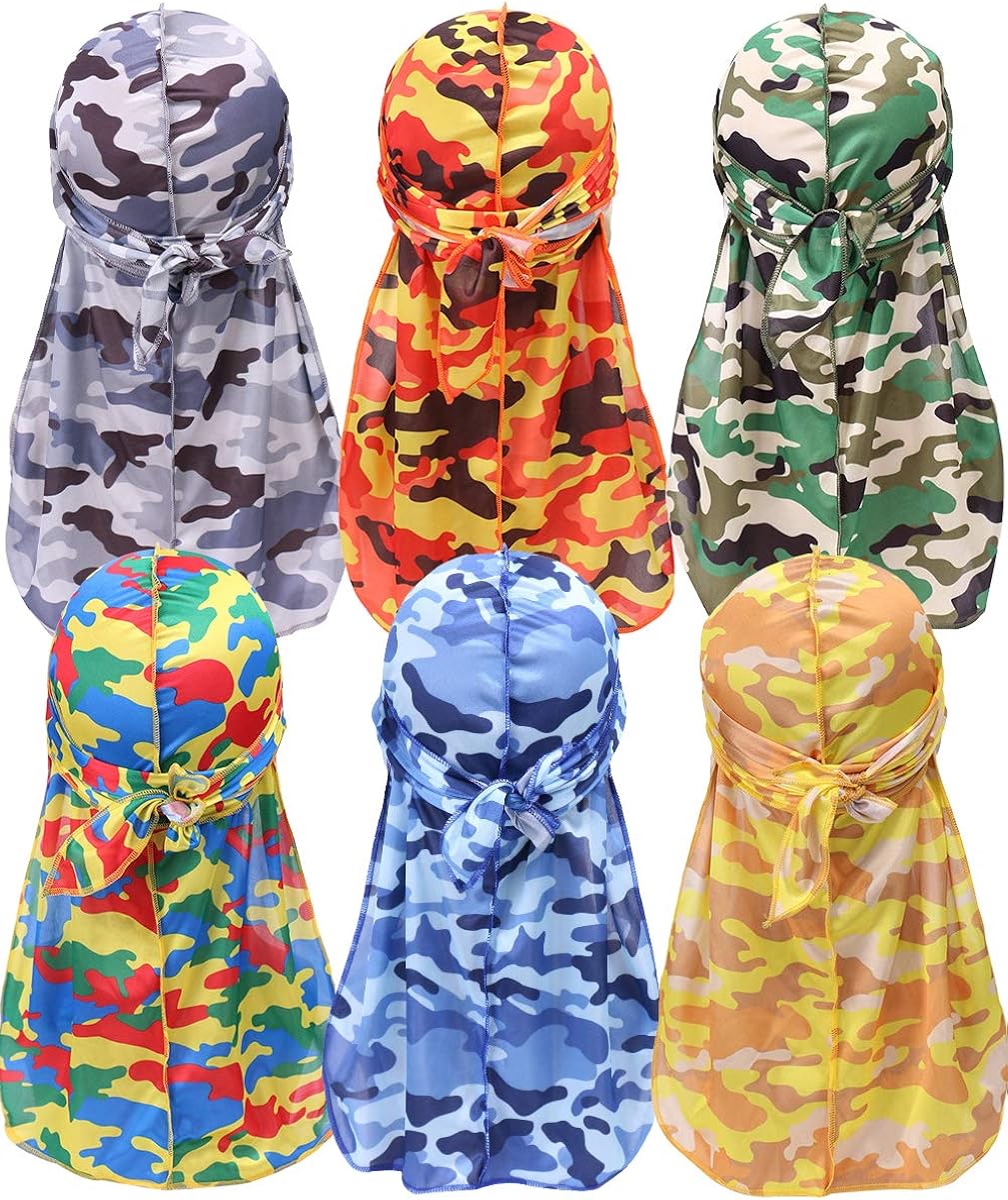 Durags for Men Women, Silky Velvet Du-rag for 360 Waves Multipack, Silky Durag 11 at  Men’s Clothing store