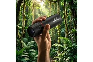 8x21 HD Monocular Telescope Optical, Clear Vision Pocket Scope & High Power, Mini Monoculars for Men Women, Outdoor Gear for 