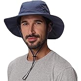 Home Prefer Summer UPF 50+ Men's Bucket Sun Hat Wide Brim Fishing Hat Safari Hat