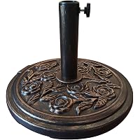Amazon.com: T&Jero 26 lb Round Heavy Duty Patio Market Table Umbrella ...