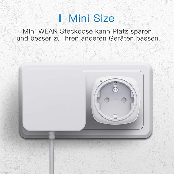 Meross Enchufe Inteligente WiFi Mini   Smart Plug 10A con Control Remoto Compatible con Alexa Google Assistant y SmartThings Wi Fi Smart Plug