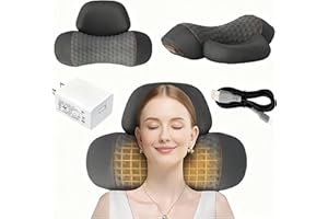 3-in-1 Neck Massager Pillow with Heat|Heated Neck Pillow with Massage|Deep Tissue Massage Pillow for Neck Relaxation |Cervica