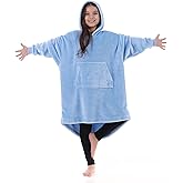 THE COMFY Dream Jr for Kids | Lightweight Microfiber Fleece Wearable Blanket with Hood & Pocket | Seen on Shark Tank