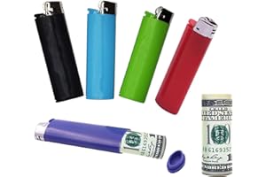 SECRET STASH Fake Lighter Diversion Safe - Hidden Compartments for Cash Jewelry Pills | Storage Box Discreet Hide Money Small