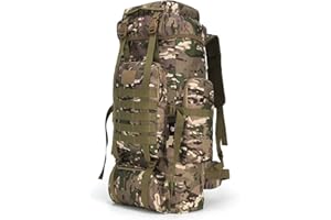 W WINTMING Hiking Backpack for Men 70L/100L Camping Backpack Military Rucksack Molle 3 Days Assault Pack for Climbing