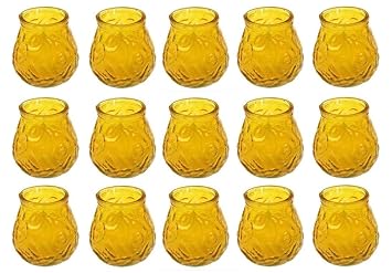 Citronella Kerzen im Glas Töpfchen 15 Stück