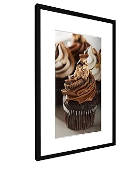 weewado Brent Hofacker - Selbst gemachter Schokoladen-Kuchen - 40x60 cm - Bild mit Rahmen/Gerahmtes Poster - Kunstdruck - Wan