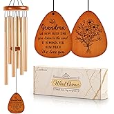 Leebbsin Gifts for Grandma, Grandma Wind Chime, Best Gift for Grandmother, Grandma Birthday Gifts from Grandchildren, Grandma Gift for Mother's Day Thanksgiving Christmas-Large 36''