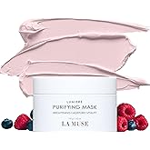 LA MUSE Lumiere Purifying Clay Mask | Korean Deep Pore Cleansing for Oily & Blemish-Prone Skin | Kaolin Detoxes Pores & Controls Sebum | Antioxidant Berry Complex for Radiant Skin | Korean Skin Care