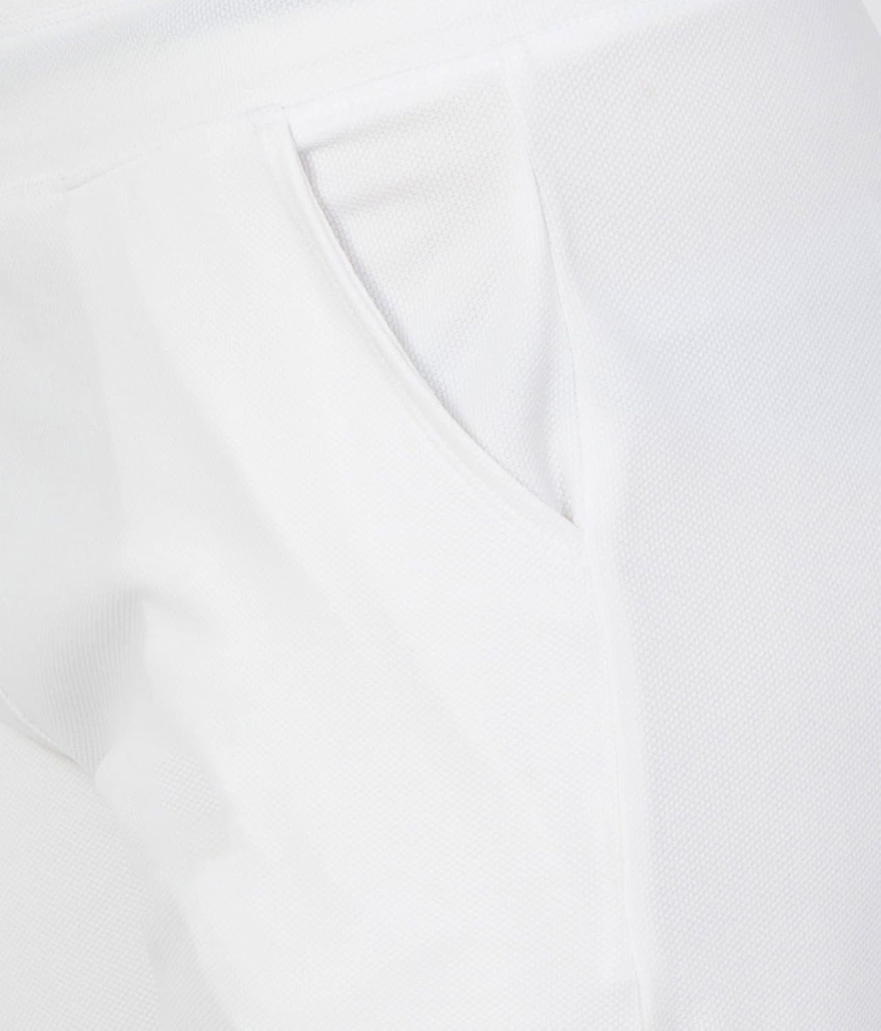 american-elm women's white solid pattern trackpant