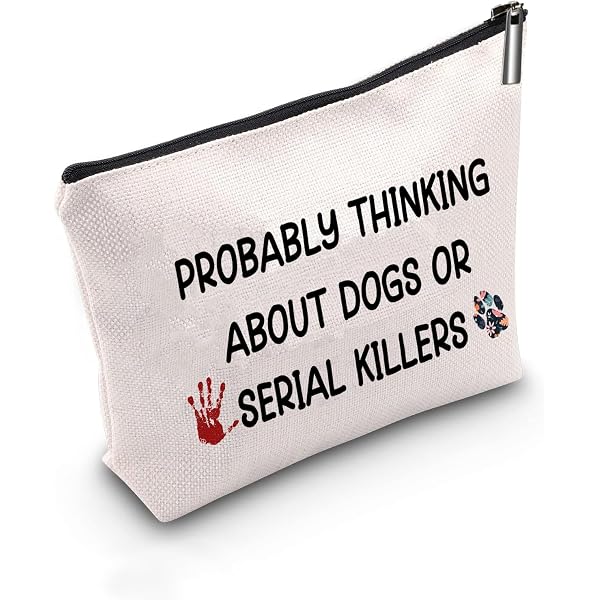 Criminal Inspired Kulturbeutel – Reise-Make-up-Tasche Mit Spruch 'It's Who You Are', Modern & Praktisch