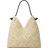 Woven Hobo Bag for Women Straw Beach Tote Handbag Stylish Shoulder Bag Large Capacity Purse for Travel Vacation