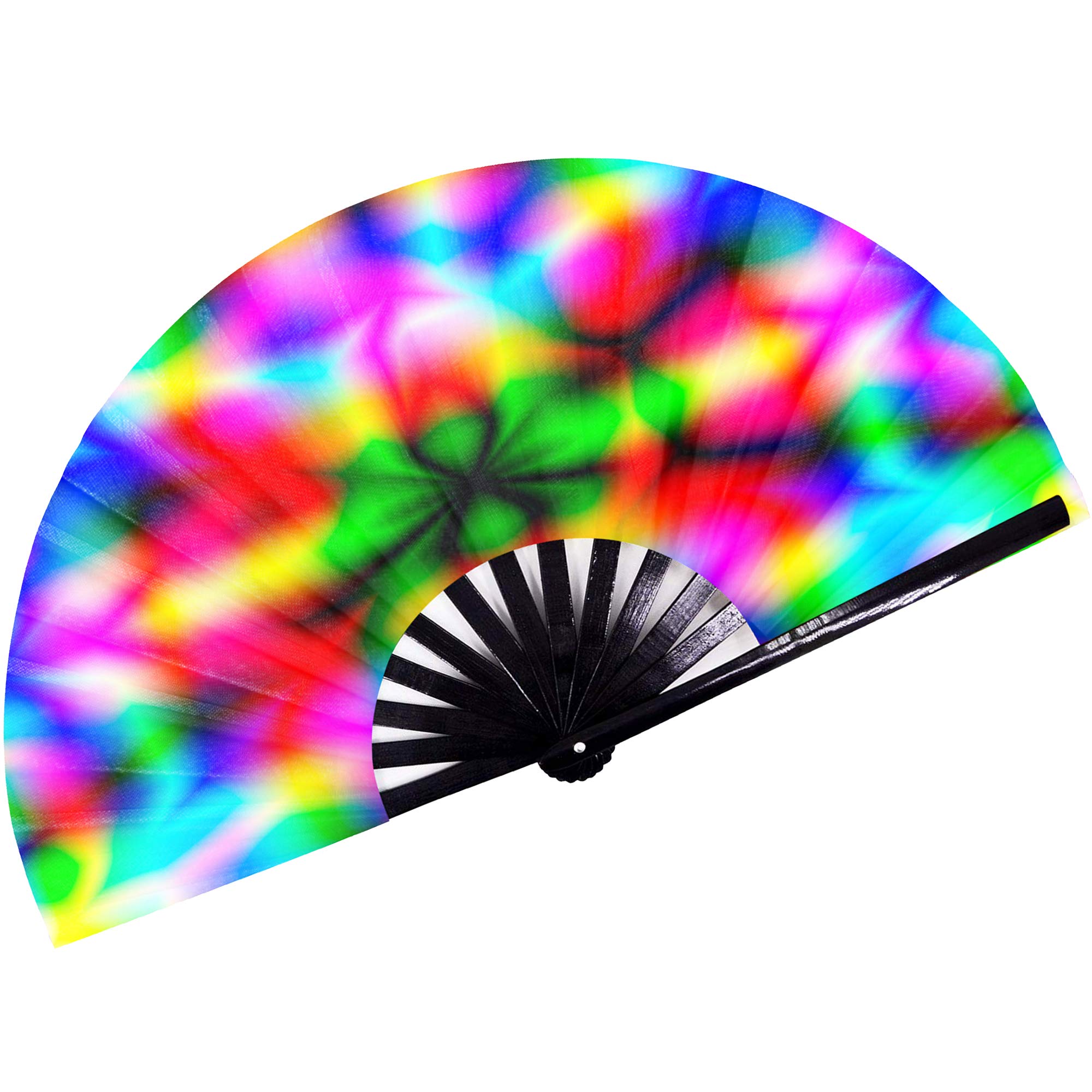 Buy Rave Hand Fan Large Folding Fans for Festivals, Drag Queen
