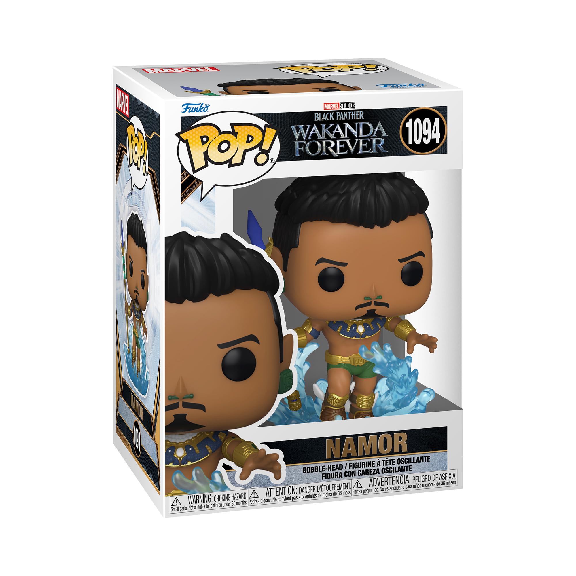Funko POP! Marvel: Black Panther - Wakanda Forever - Namor - Collectable Vinyl Figure - Gift Idea - Official Merchandise - Toys For Kids & Adults - Model Figure for Collectors and Display