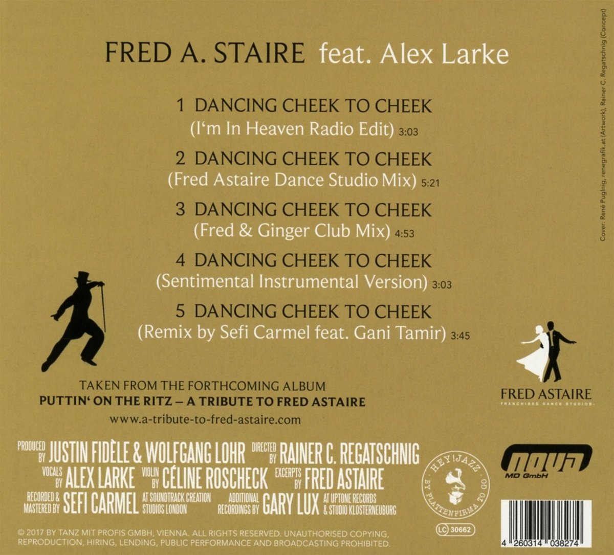 Alex Fred A Staire Feat Larke Dancing Cheek To Cheek Amazon