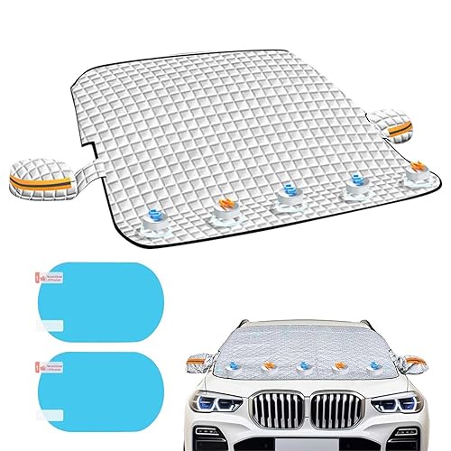 1Pc Car Snow Cover And 2Pcs Anti-Fog Mirror, Windshield Protector, Waterproof Car Glass Cover, Car Accessories