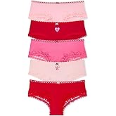 Victoria's Secret Women's Lace & Cotton Cheeky Underwear, Minimal Coverage Panties for Women, Multi Pack (XS-XXL)