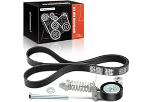 A-Premium Engine Serpentine Belt Drive Kit with Tensioner & Bolt Compatible with Chevrolet Trax, Sonic 2013-2018 & Buick Enco