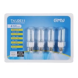 GMY JDE11 120V 100W T4 Mini Candelabra Base 1600lm