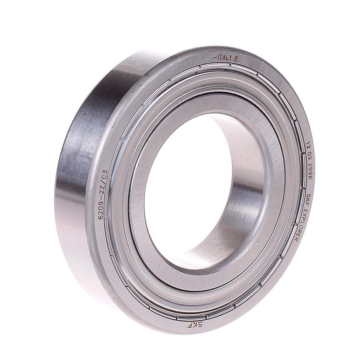SKF Radial Deep Groove Ball Bearing, 45 ID, Bearing steel