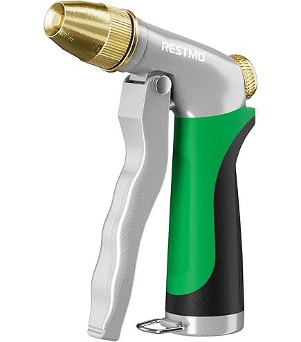 Hozelock Pistola Multigetto 8 Funzioni + Comodo Grilletto Bloccabile - Per Innaffiare E Pulire