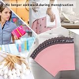 Terdey 200pc Pink Sanitary Napkin Disposal Bags Self Sealing Privacy Protection view 4