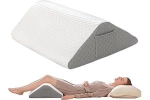 Leg Elevation Pillows for After Surgery Knee Wedge Pillow for Back Pain Relief Sleeping, Leg Wedges for Elevation Swelling Bl