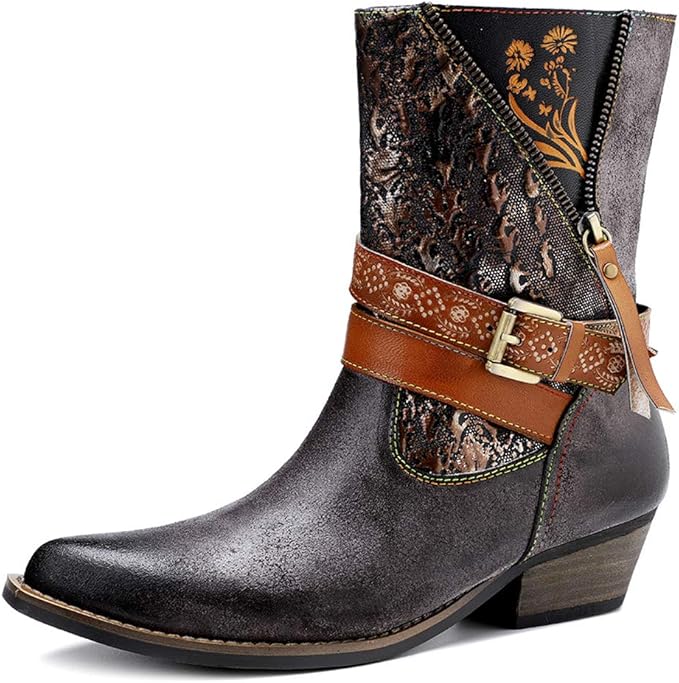 botines vaqueras de mujer