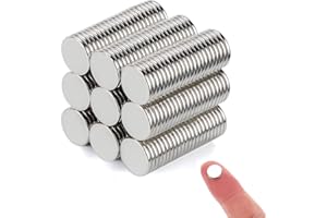 DIYMAG Small Stronge Rare Earth Magnets, 200 Pack, 8x1mm - Neodymium Magnets for Refrigerator, DIY, Crafts, Kitchen & Office