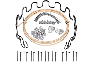 Tanstic 51Pcs 27 Inch Couch Spring Repair Kit, Sofa Upholstery Spring Replacement Kit Includes Springs, Upholstery Stay Wire,