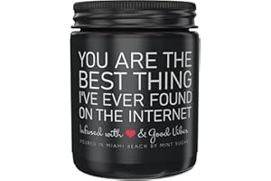 Valentines Gifts for Boyfriend - Scented Soy Wax Candle Made in USA, 9 oz - Unique Gift Idea for Valentine's Day, Romantic Gifts for Boyfriend Men by Mint Sugar Candle Company