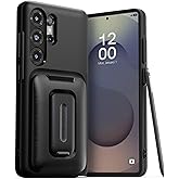 VRS DESIGN Orb Case for Galaxy S25 Ultra (2025), Premium Card Wallet Case [3 Cards] Durable Built-in Stand Cover Compatible with Samsung Galaxy S25 Ultra (Matte Black)