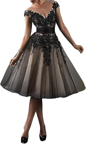 illusion cocktail dress