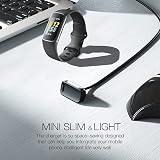 AWINNER 2 Pack Charger Cable for Fitbit Charge 5 6 Luxe Replacement USB Cable view 7