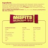 Misfits Vegan Protein Bar Dark Chocolate Brownie 12g Protein 1g Sugar 15 Pack view 4