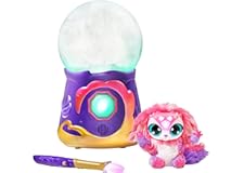 Magic Mixies Magical Misting Crystal Ball with Interactive 8 inch Pink Plush Toy and 80+ Sounds and Reactions
