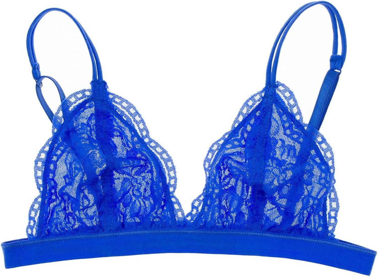 royal blue lace bralette