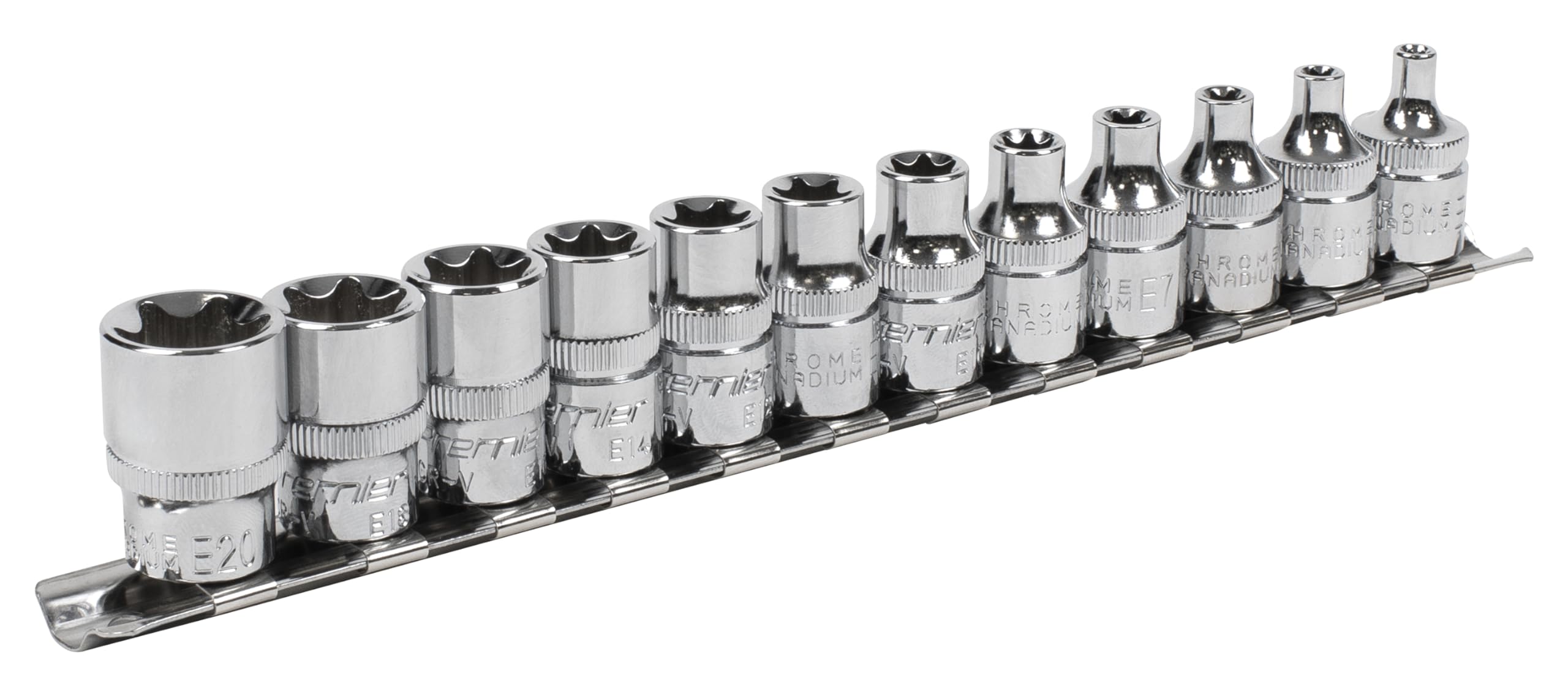 Sealey Ak61806 TRX-Star* Socket Set 12Pc 3/8Sq Drive E4-E20